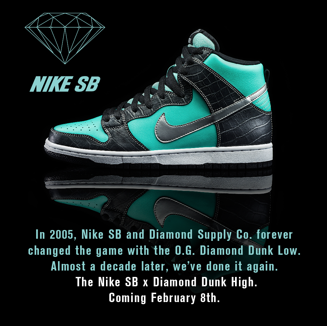 Nike SB x Diamond Dunk High