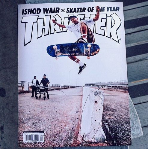 Thrasher Cover: Ishod Wair No Comply
