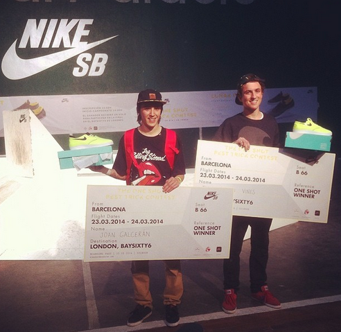 The One Shot Best Trick Contest Barcelona 2014 