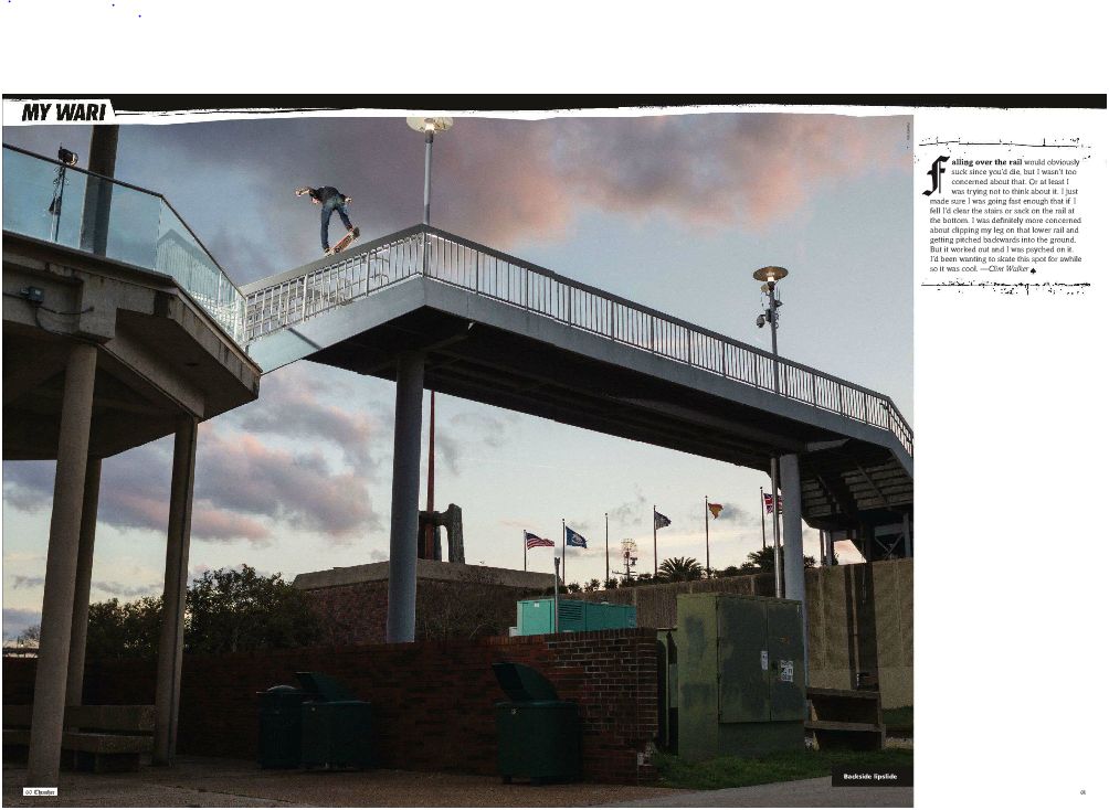 Clint Walker: Backside Lipslide Photo