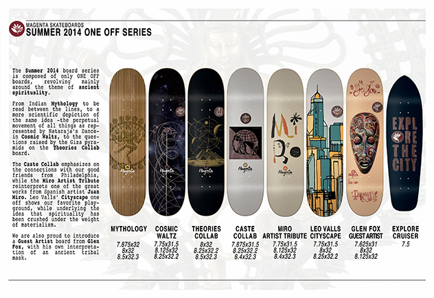 Magenta Skateboards: SUMMER 2014 ONE OFFS