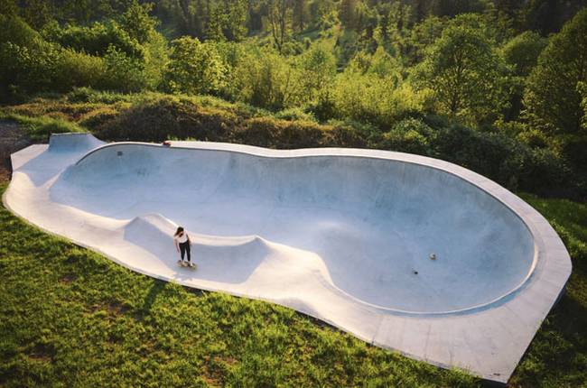 La casa en un árbol y el park en el jardín