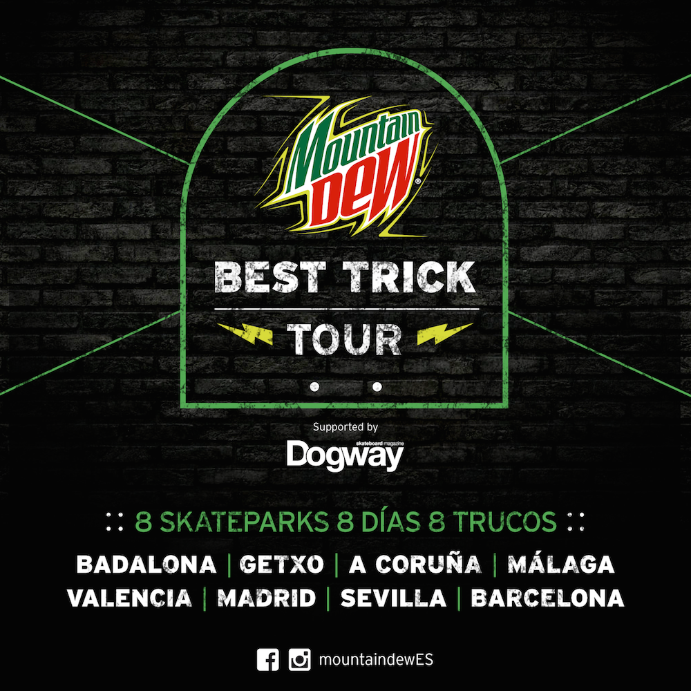 Llega a España el Best Trick Tour de Mountain Dew