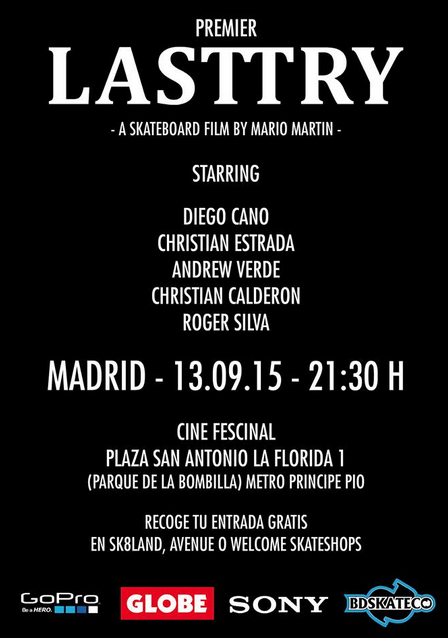 Last Try Video: Premiere en Madrid - 13.09.15