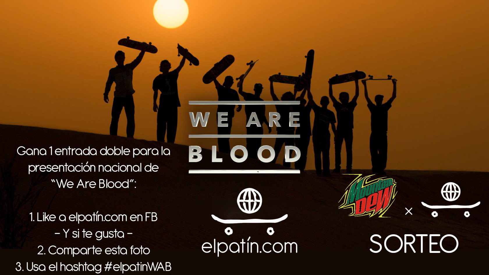 SORTEO / Entrada doble: We Are Blood + Fiesta
