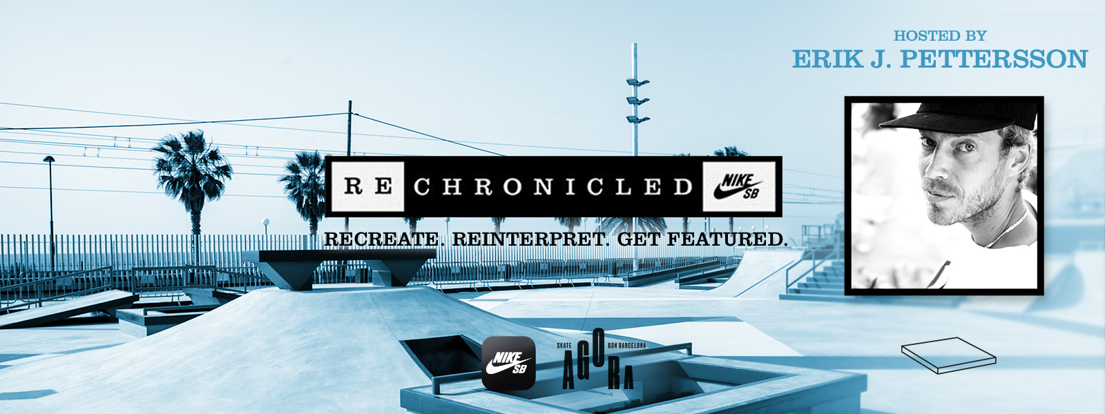 Erik J. Pettersson te espera en el Skate Agora