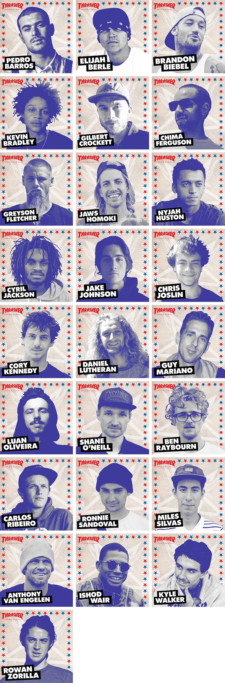 SOTY 2015: Los candidatos al skater del año
