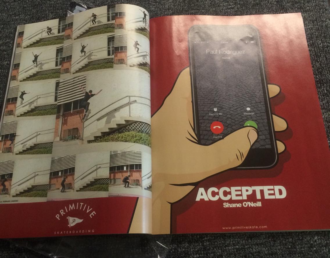Shane O'Neill en Primitive Skateboarding