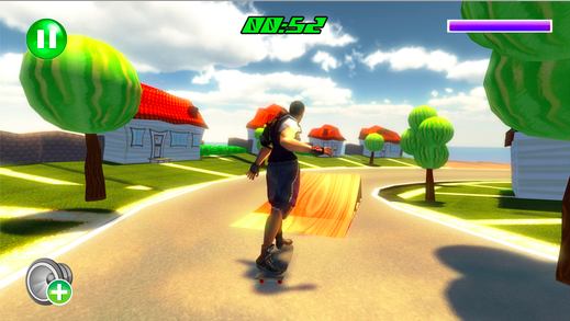 street skate hill rider