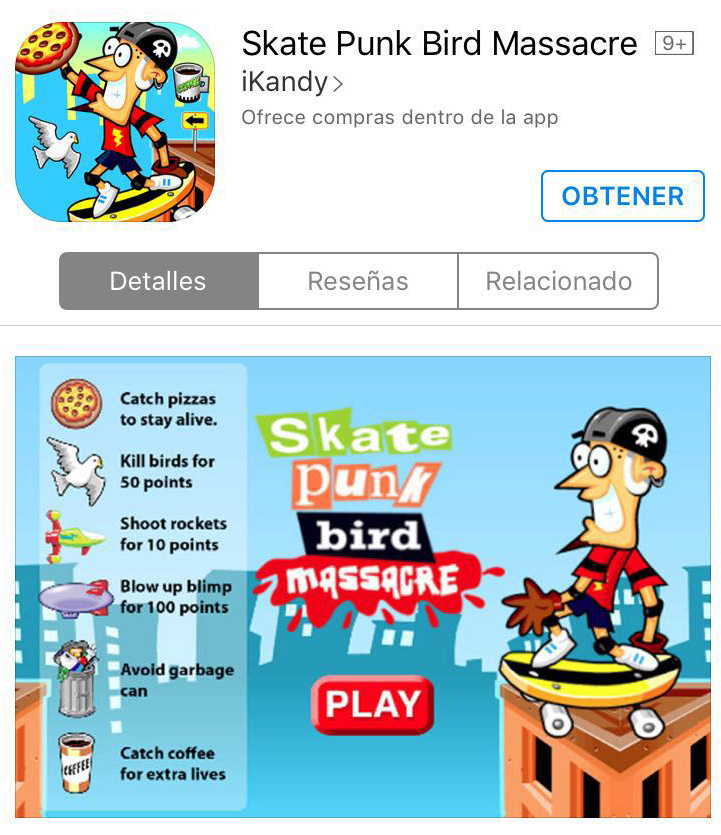 skate punk bird massacre