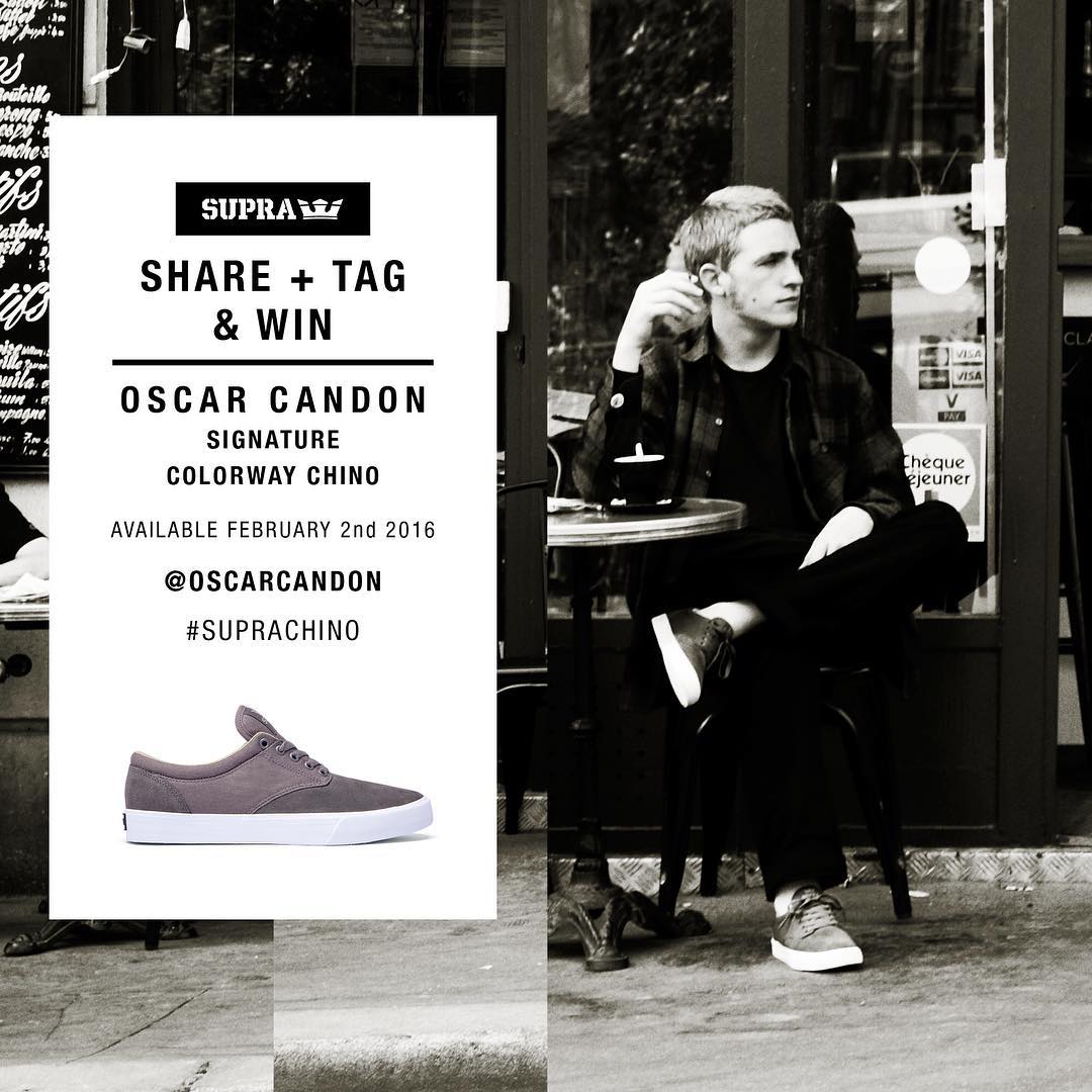 Supra regala unas zapatillas 'Chino' cada lunes