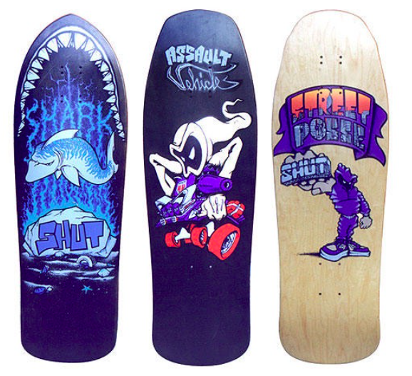 skate arte tablas 1980