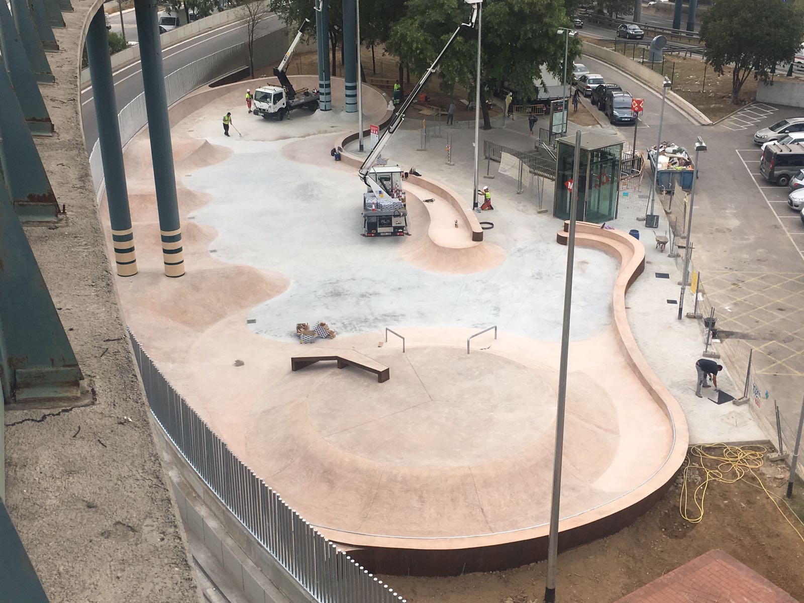 El park de Baró de Viver (Barcelona) ya está listo para patinar