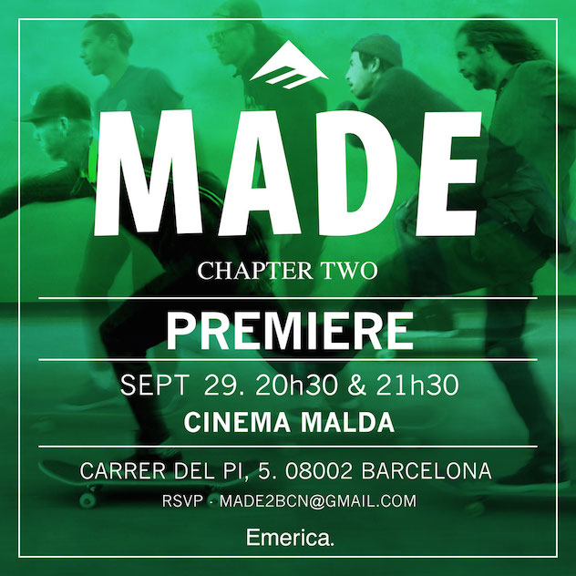 Premiere de MADE 2 en Barcelona: Información general