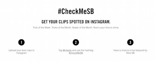 Nike SB apuesta por el hashtag #CheckMeSB