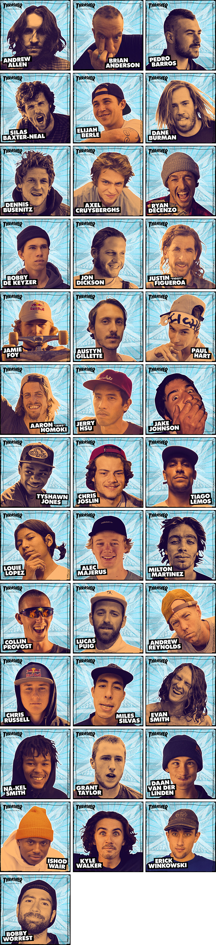 Thrasher anuncia a los candidatos a SOTY 2016