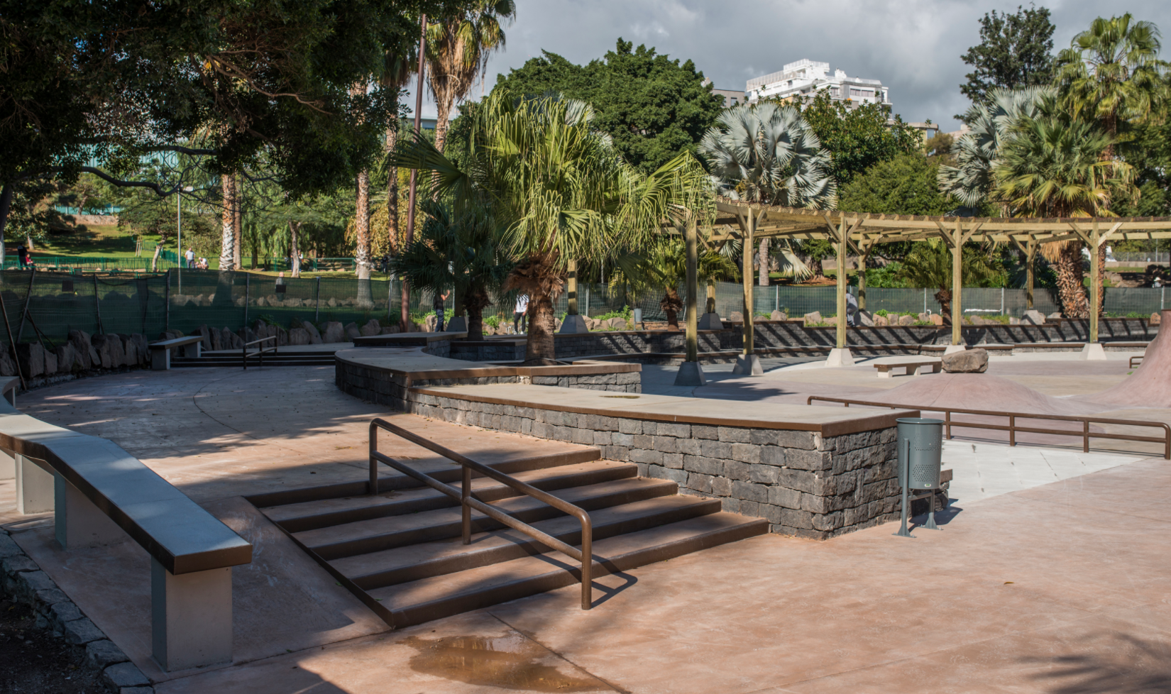 Tenerife estrena el Skatepark más exótico de país