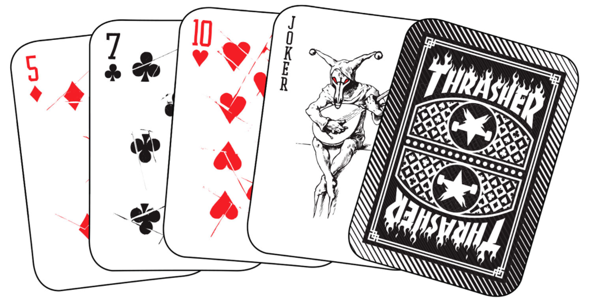 Thrasher saca su propia baraja de cartas