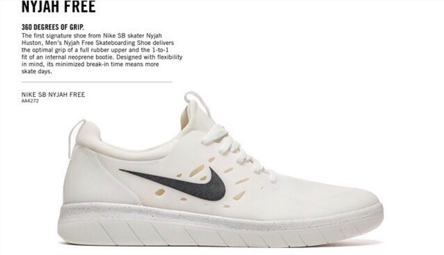 Filtran el Pro Model de Nyjah en Nike SB