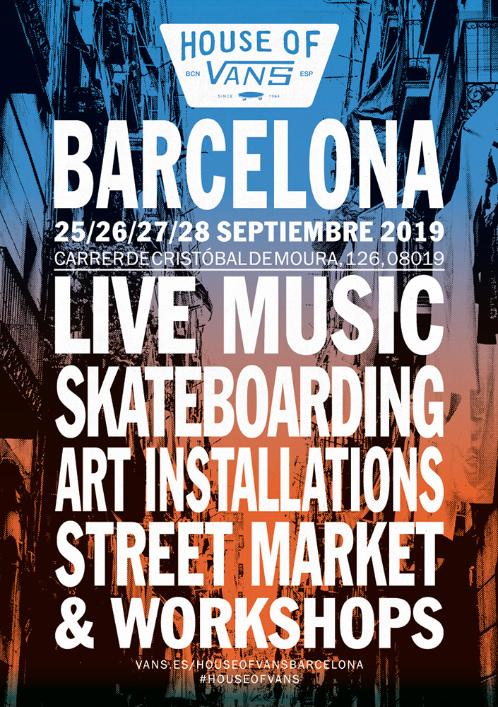 House of Vans llega a Barcelona este septiembre