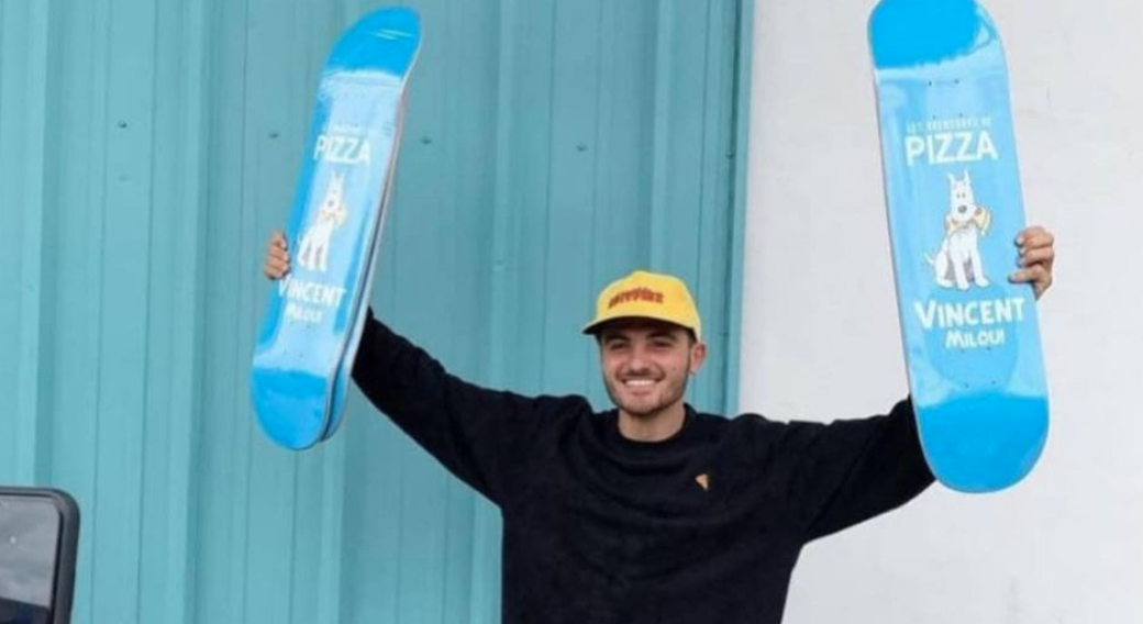 Vincent Milou PRO de Pizza Skateboards