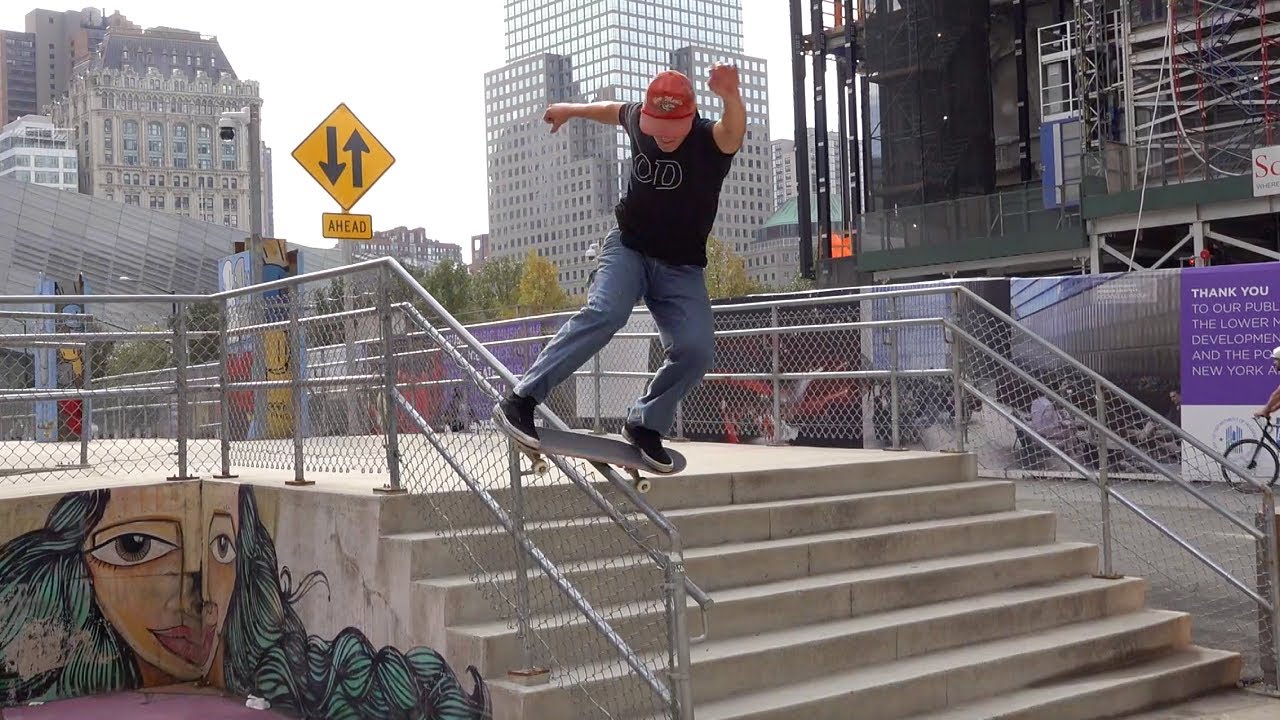 Patinando por el Centro Financiero de Nueva York con Clive Dixon