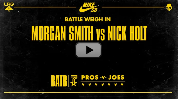 BATTLE WEIGH IN: Morgan Smith vs Nick Holt