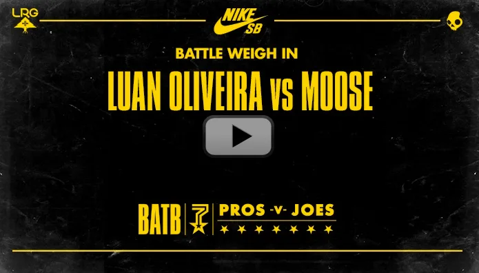 BATTLE WEIGH IN Luan Oliveira vs Moose