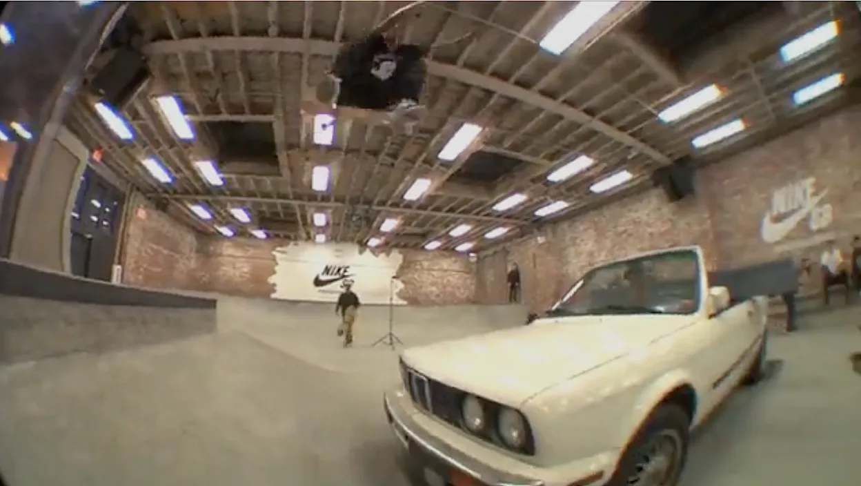 'Over the BMW' para cerrar el Nike SB Garage