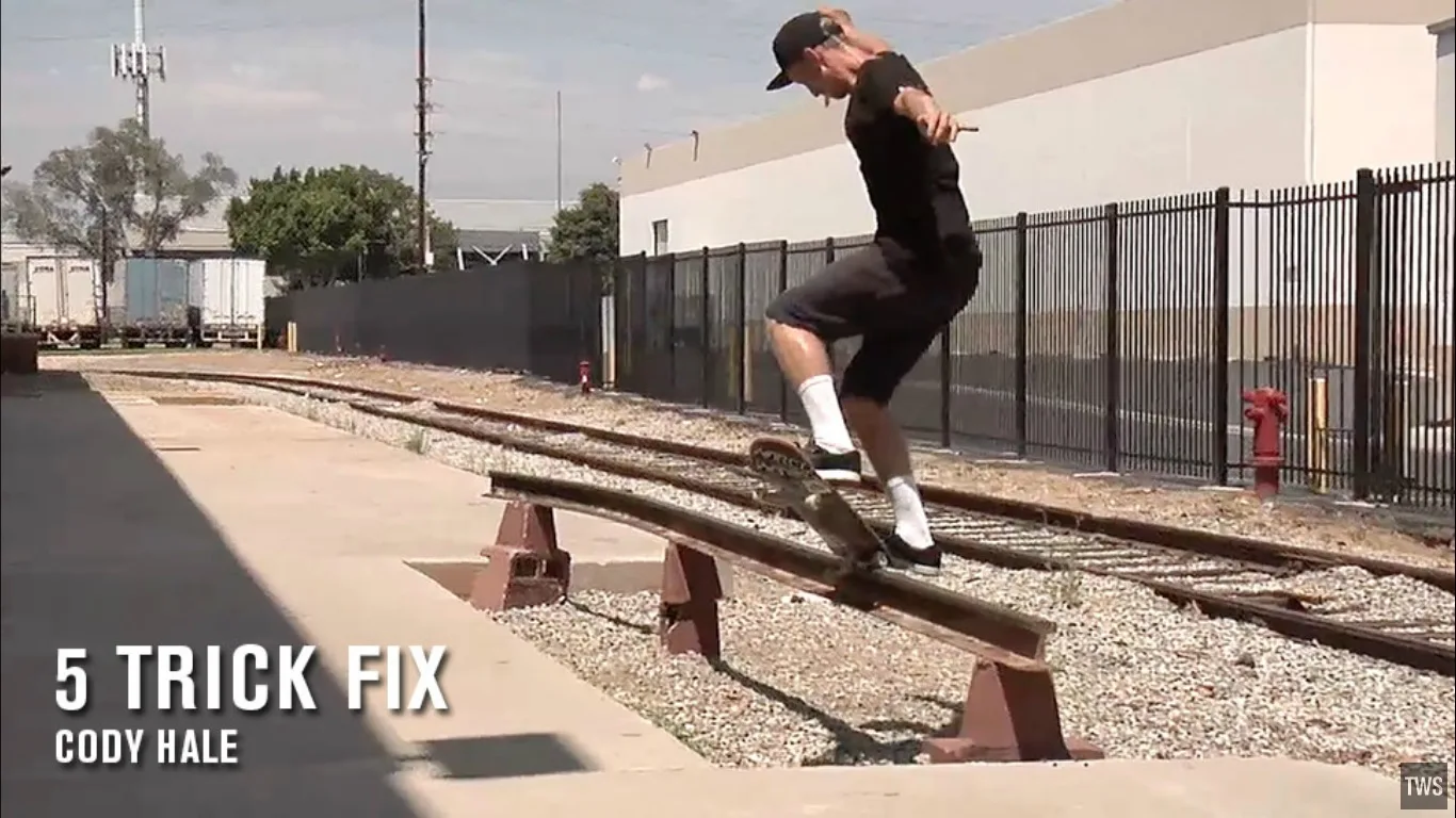 TRANSWORLD - 5 TRICK FIX: CODY HALE