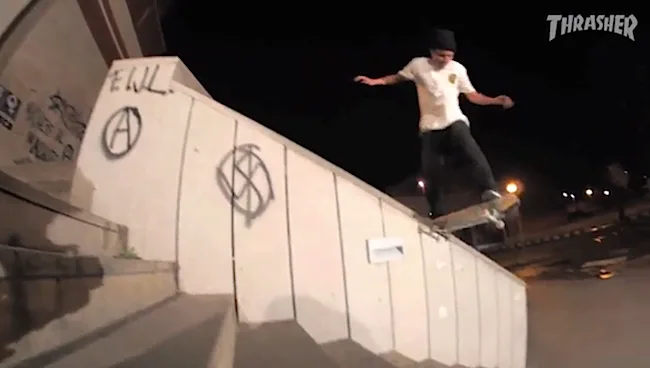 Marco Rivera saca su Video Part en Thrasher