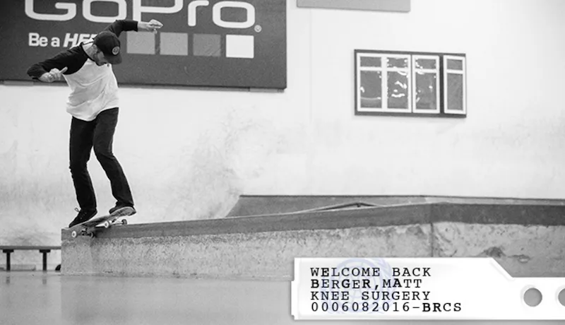 Matt Berger vuelve a patinar tras 6 meses de lesión