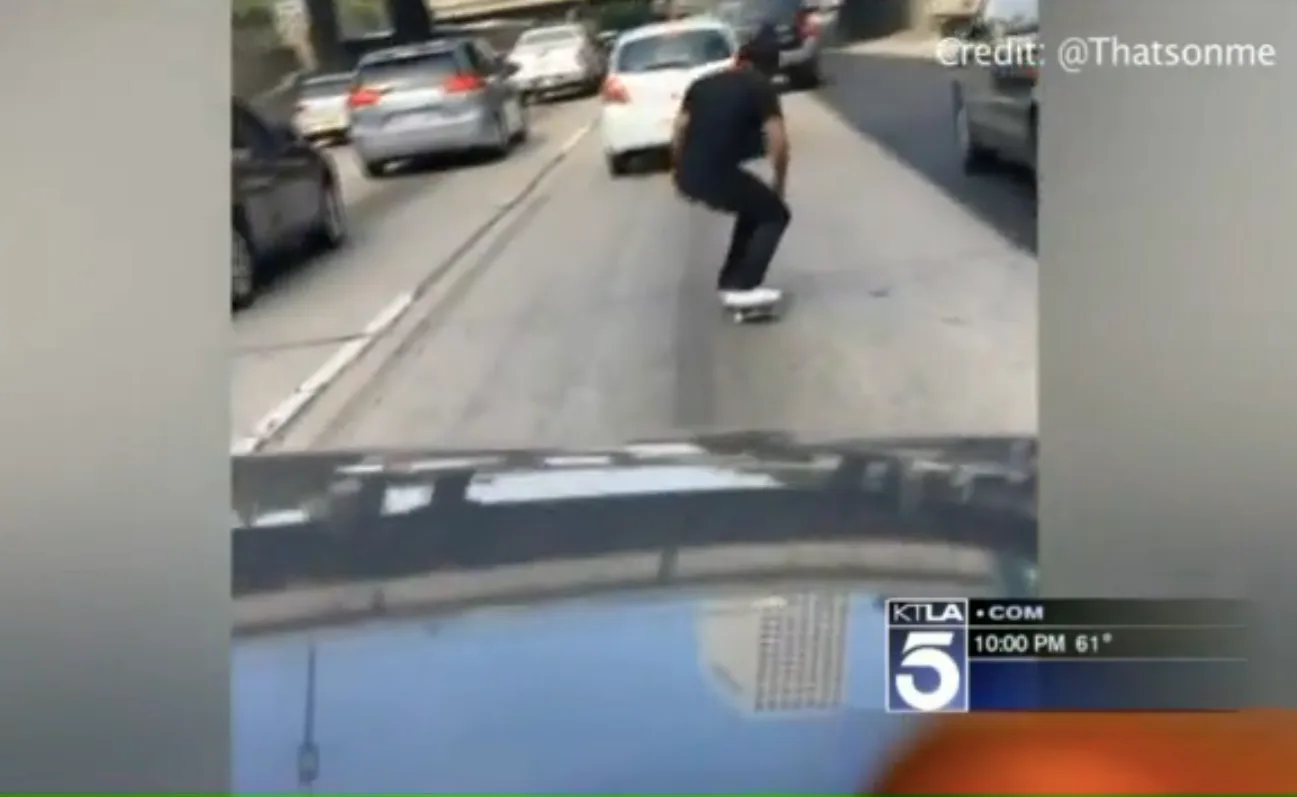 La Policía de LA acaba con el #FreewayChallenge