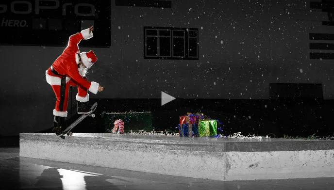 HO HO HO-LE DAMN LEDGE: Santa Puds