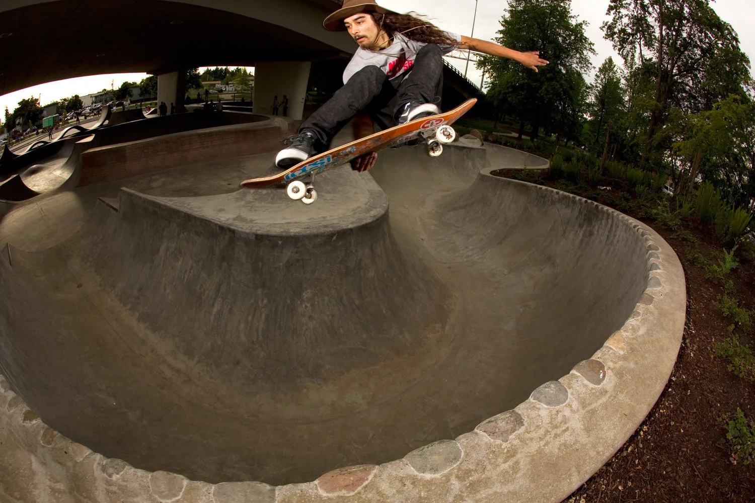 Cody Lockwood skates the park he helped to build