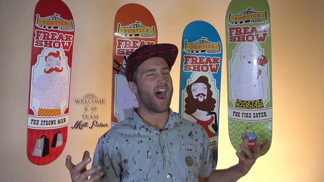 MATT FISHER WELCOME TO FORTICA SKATEBOARDS