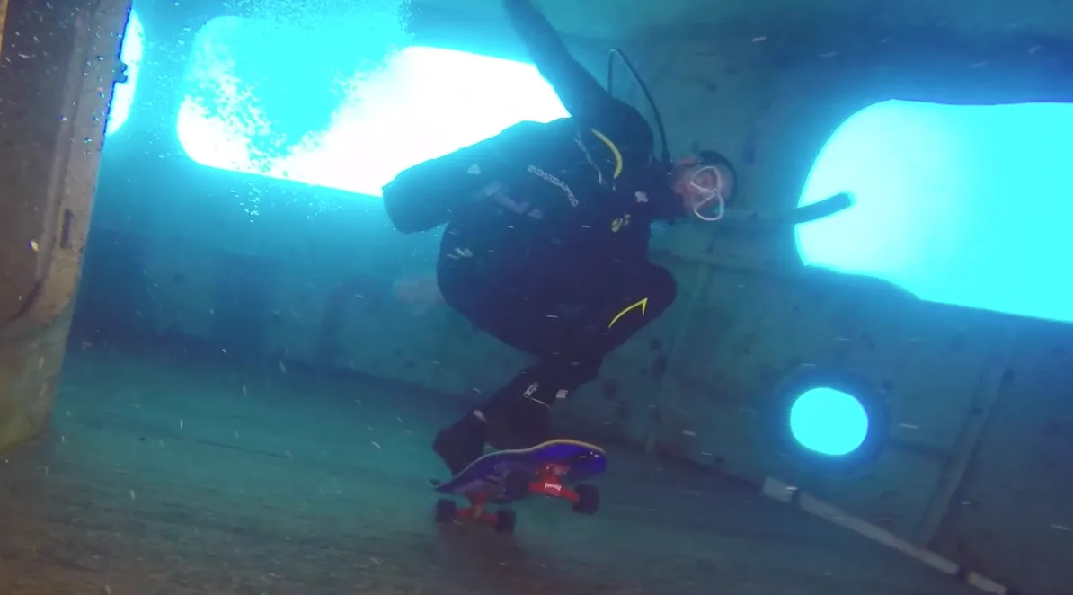 Skate submarino con Pro Dive Mauritus