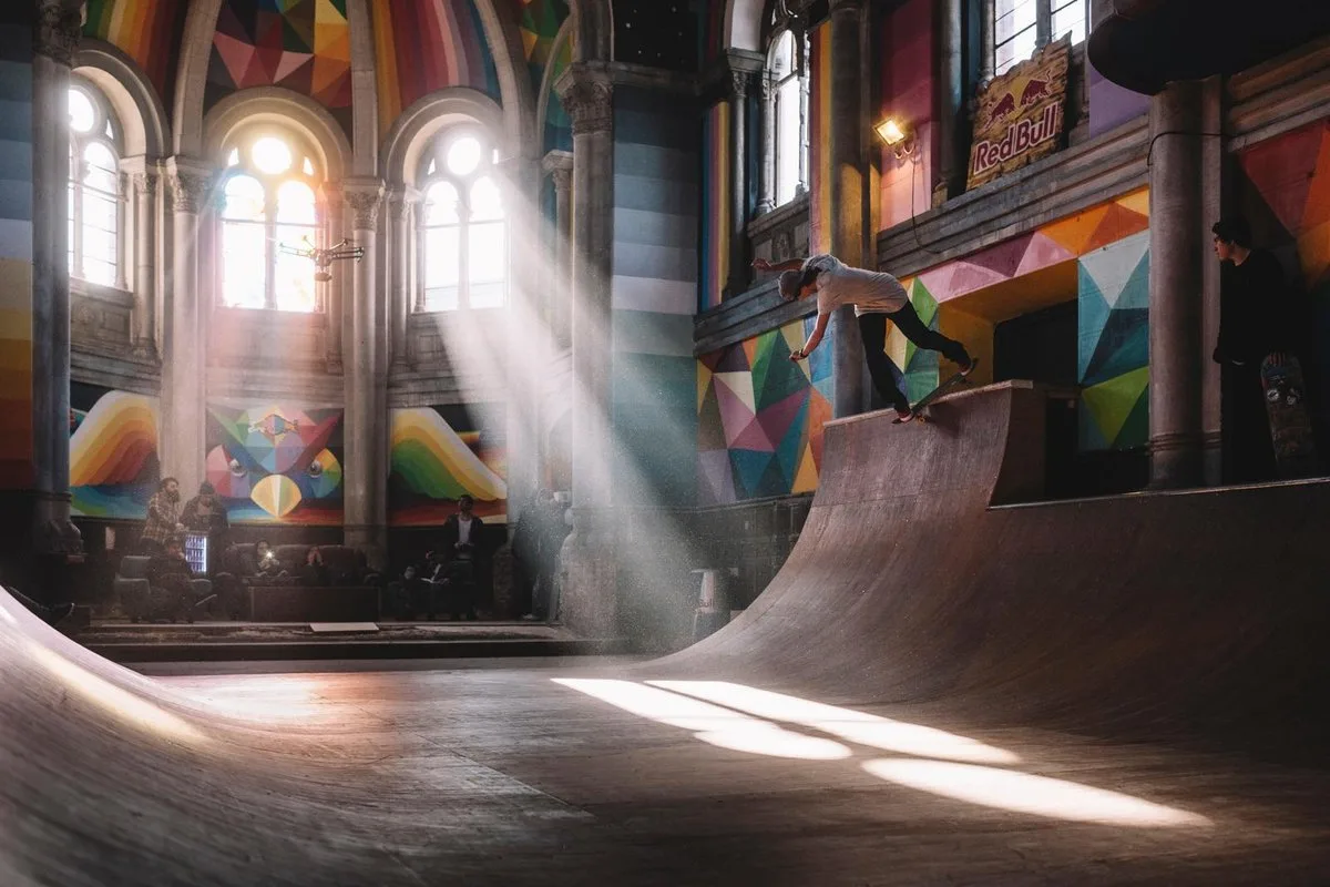 Danny Leon inaugura 'la Iglesia Skate'